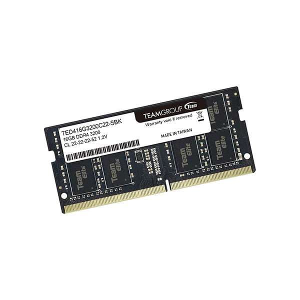 رم لپ تاپ DDR4 تک کاناله 3200 مگاهرتز TEAMGROUP ELITE ظرفیت 16 گیگابایت — تصویر ۳
