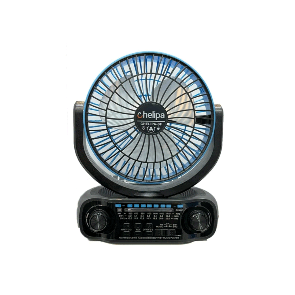 اسپیکر قابل حمل زیفرند مدل چلیپا Fan Solar Power