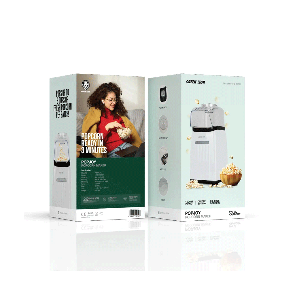 پاپ کورن ساز گرین لاین مدل Green Lion PopJoy Pop Corn Maker — تصویر ۵
