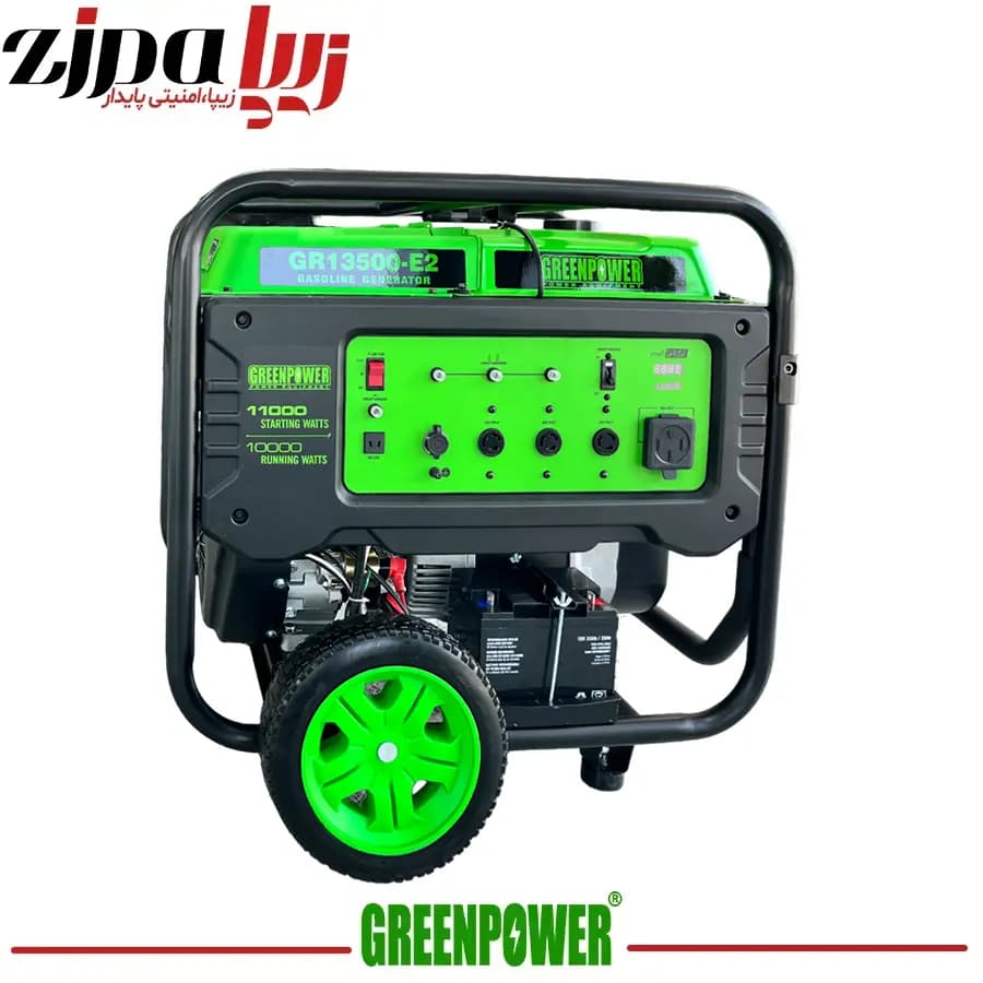 موتور برق بنزینی GR 13800 e2 گرین پاور (تک فاز و 3 فاز) — تصویر ۲