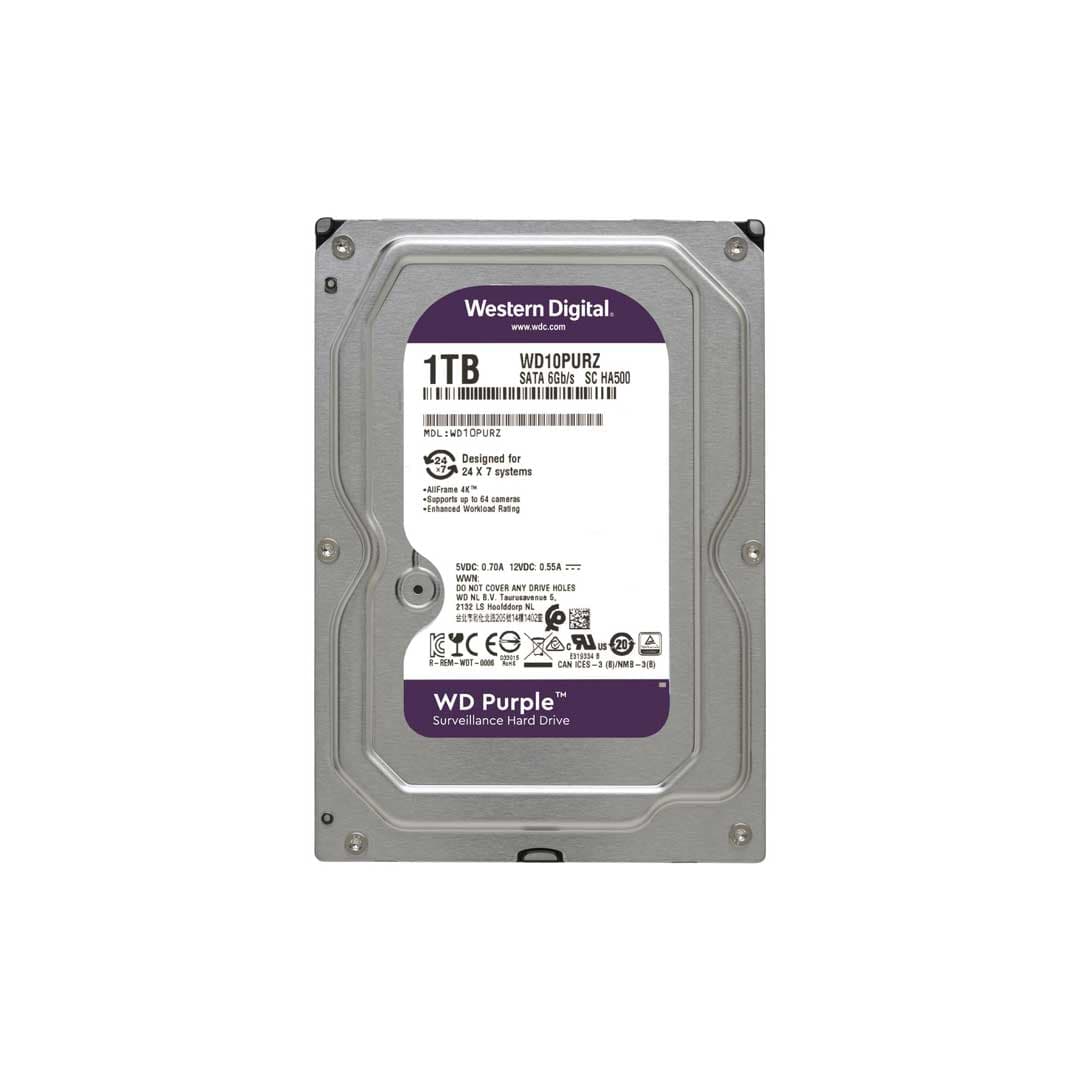 هارد بنفش 1 ترابایت وسترن دیجیتال WD10PURZ — تصویر ۴