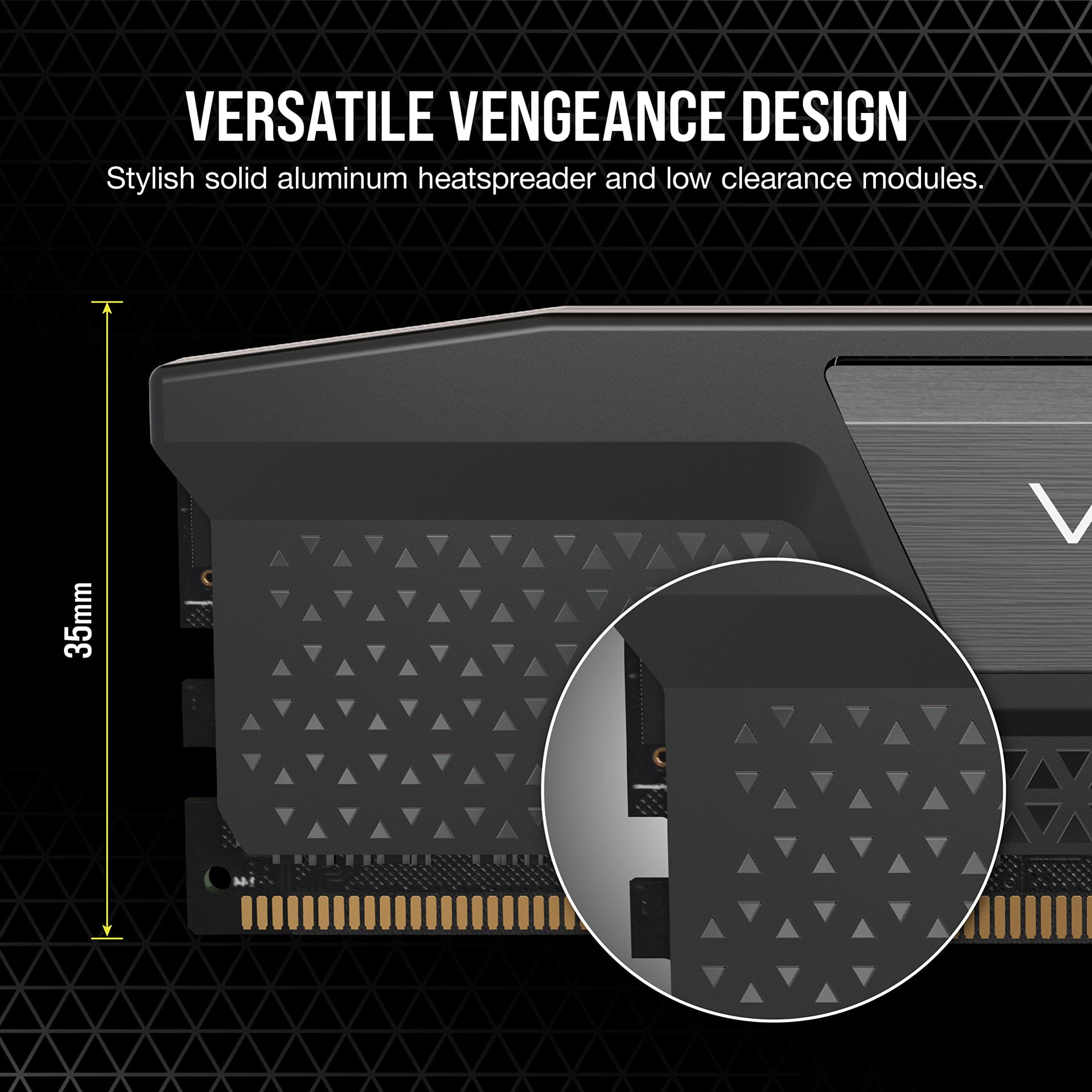رم DDR5 دسکتاپ 32 گیگابایت 4800Mhz CL40 کورسیر مدل VENGEANCE دو کاناله — تصویر ۵