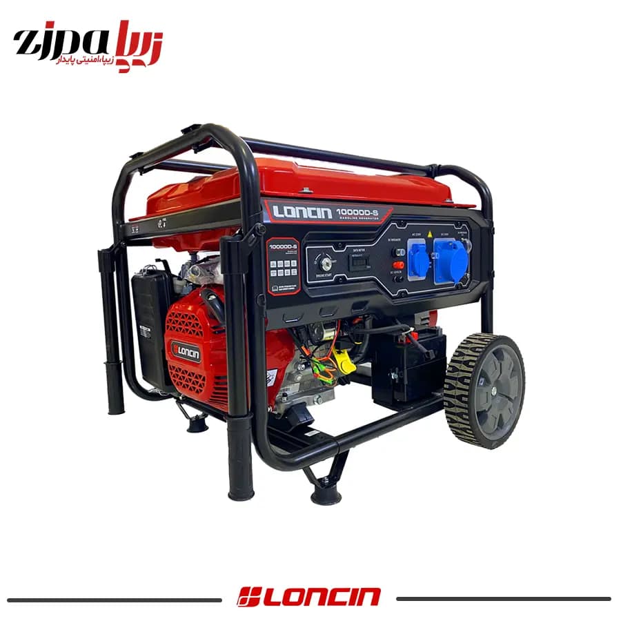 موتور برق بنزینی هندلی استارتی مدل LC10000D-S لانسین — تصویر ۴