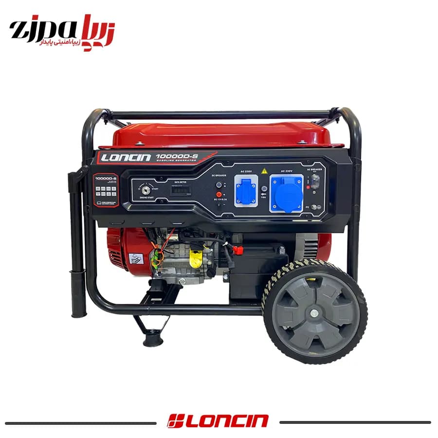 موتور برق بنزینی هندلی استارتی مدل LC10000D-S لانسین — تصویر ۳