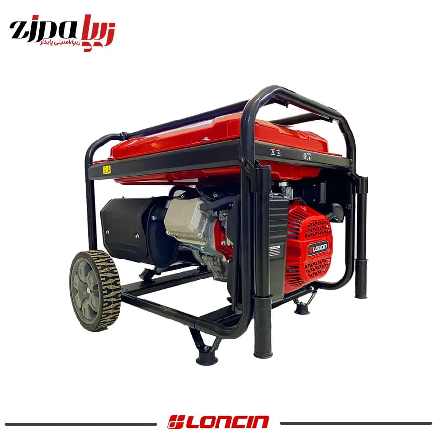 موتور برق بنزینی هندلی استارتی مدل LC6500D-S لانسین — تصویر ۵