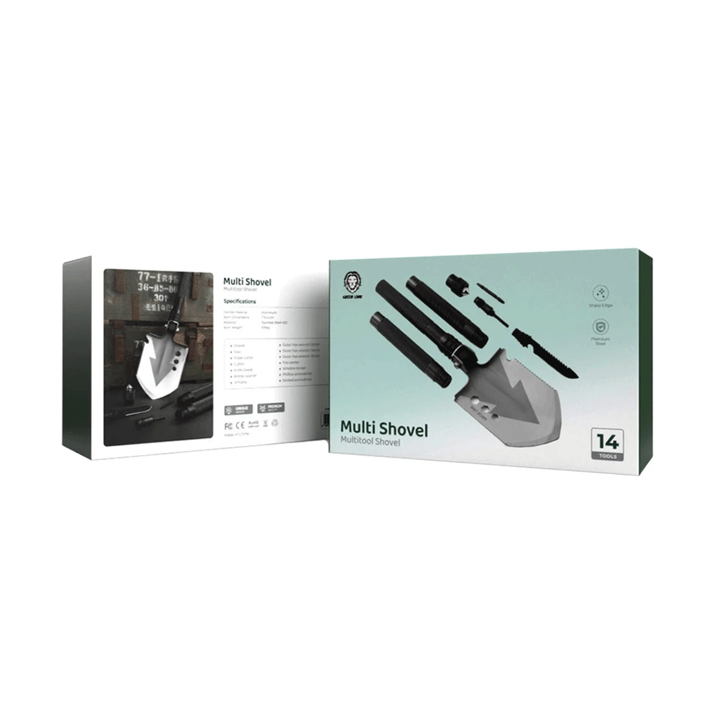 ابزار چندکاره سفری گرین لاین مدل Multi Shovel — تصویر ۵