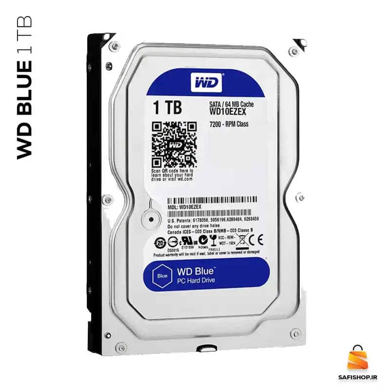 هارد اینترنال وسترن دیجیتال WD Blue ظرفیت 1 ترابایت (استوک)
