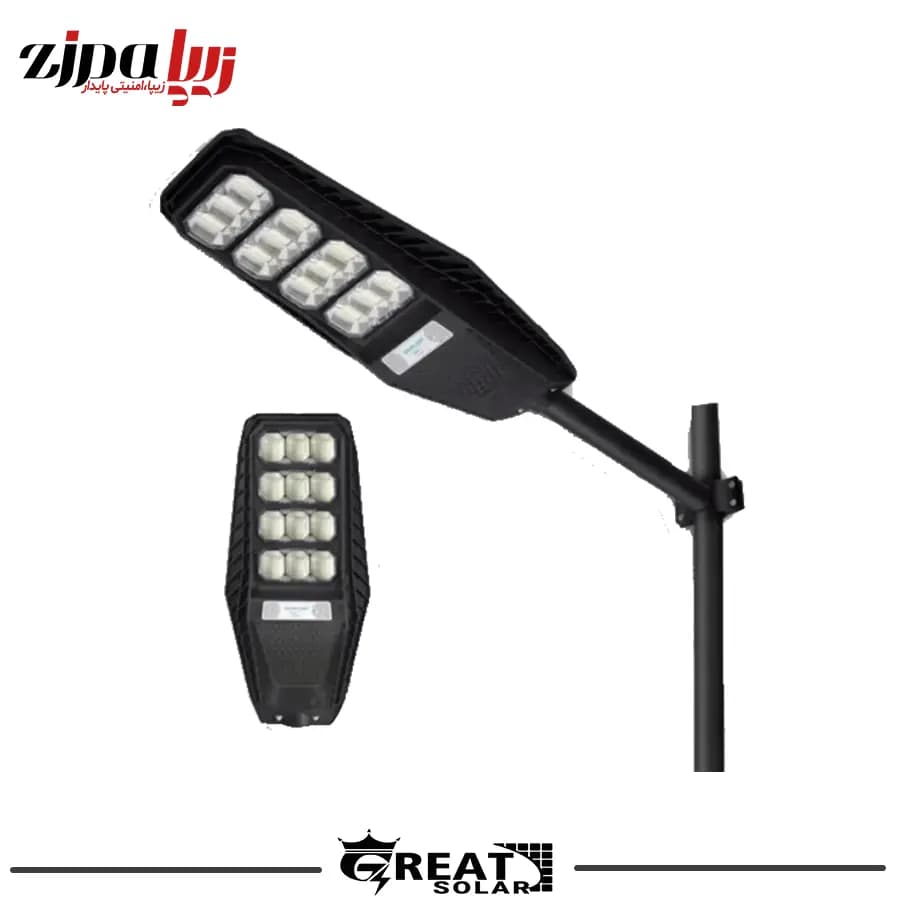چراغ خیابانی خورشیدی 200W گریت سولار