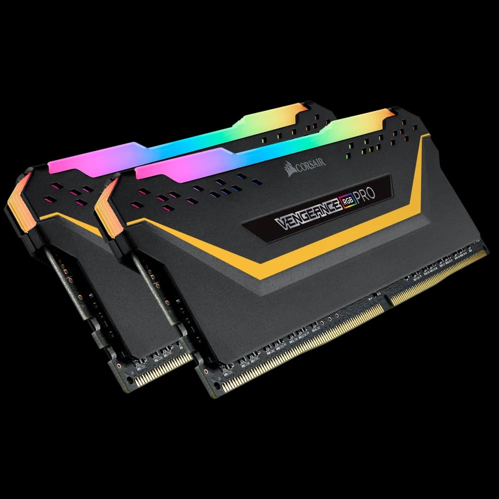 رم DDR4 دسکتاپ 64 گیگابایت 4000Mhz CL16 کورسیر مدل VENGEANCE RGB Pro TUF Edition دو کاناله