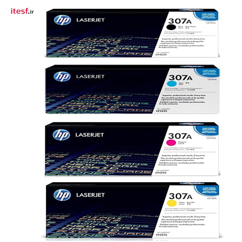 ست کامل کارتریج رنگی اچ پی HP 307A