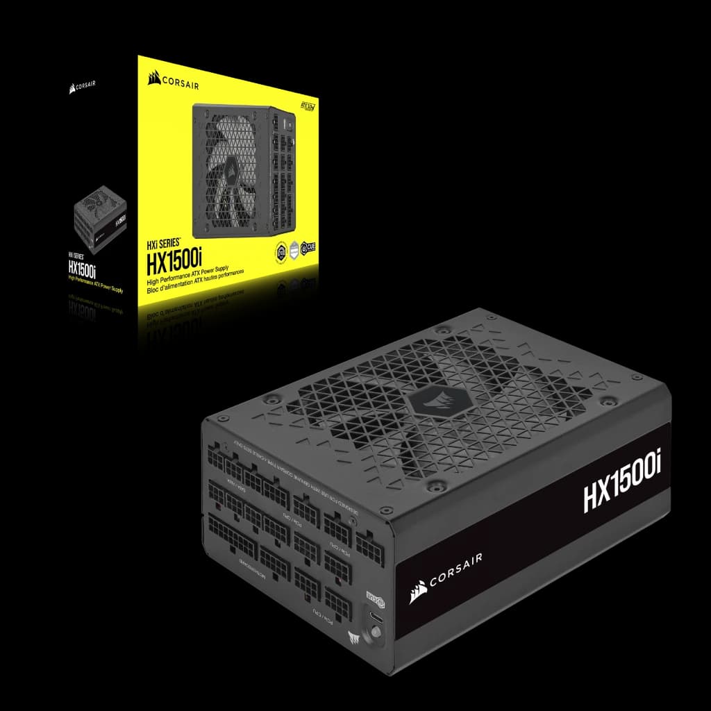 پاور 1500 وات کورسیر HX1500i Ultra-Low Noise Platinium Full Modular — تصویر ۲