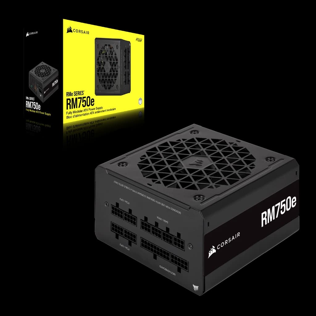 پاور 750 وات کورسیر RM750e Low Noise Gold Full Modular — تصویر ۲