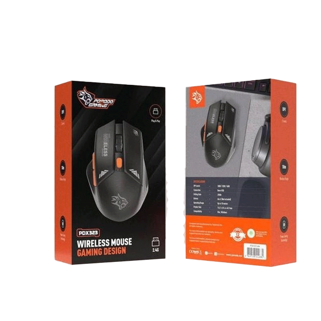 موس گیمینگ پرودو PORODO GAMING MOUSE 2 IN 1 PDX323