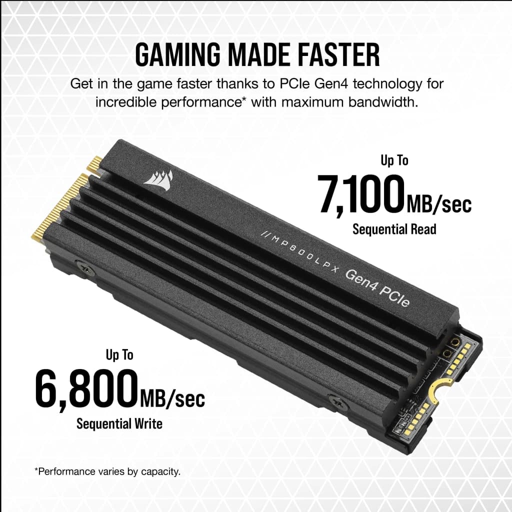 حافظه SSD M.2 کورسیر مدل MP600 PRO LPX NVMe 1TB — تصویر ۵
