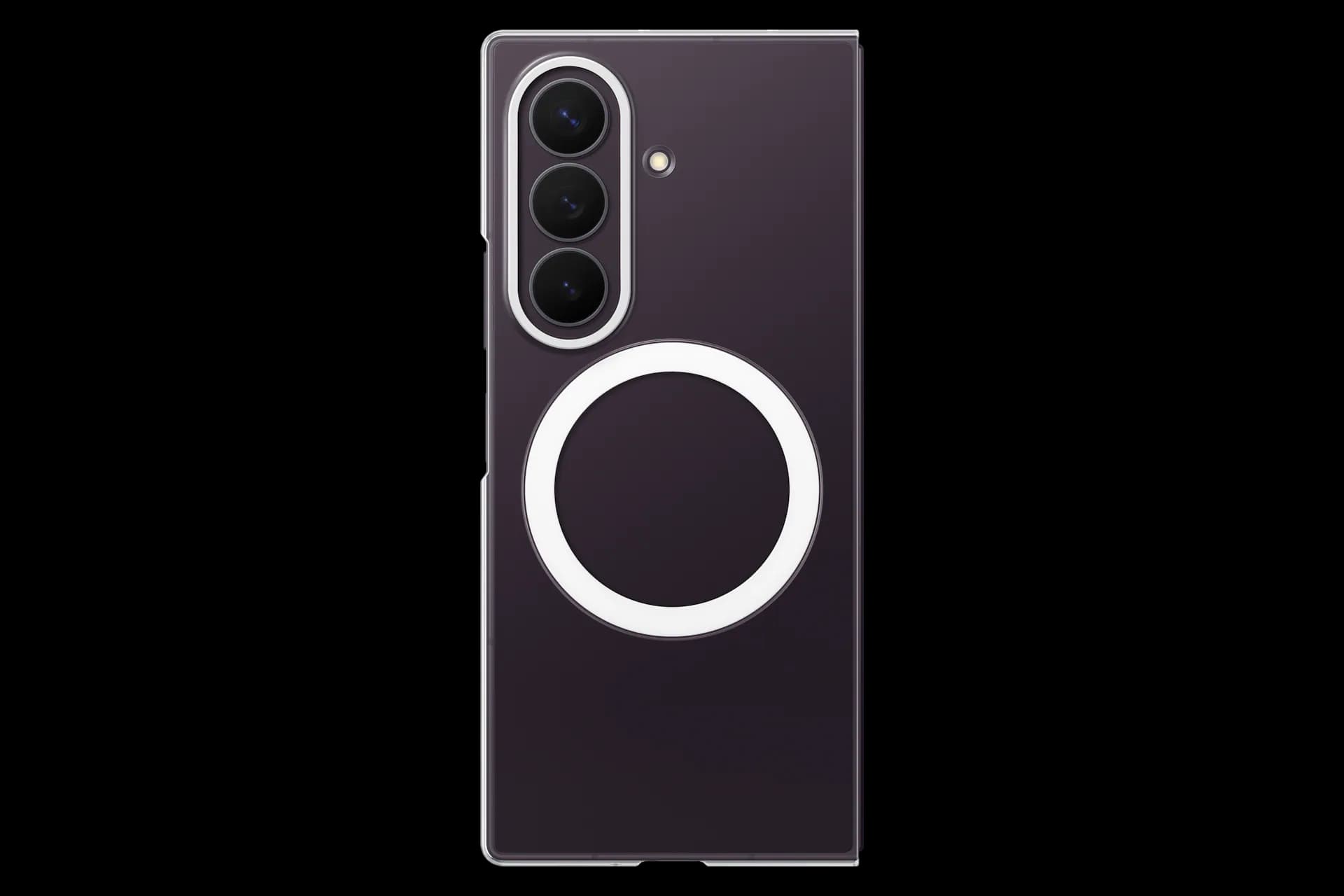قاب شفاف اصلی سامسونگ Galaxy Z Fold8 Ultra مدل Clear Magnet Case EF-CF976 — تصویر ۱۱