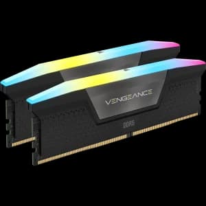 رم DDR5 دسکتاپ 48 گیگابایت 7200Mhz CL36 کورسیر مدل Vengance RGB Black دو کاناله