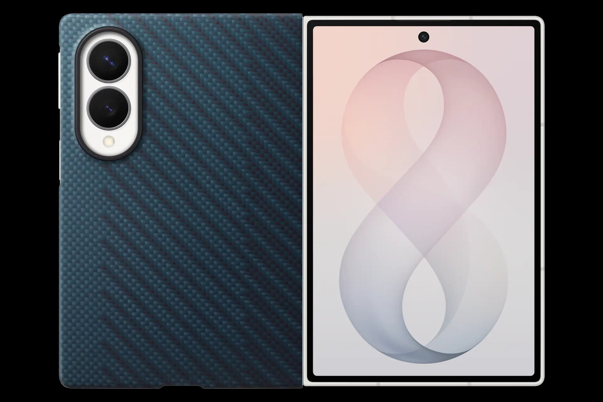 قاب Z Fold 8 اورجینال سامسونگ Carbon Magnet Case مدل EF-KF971 — تصویر ۵