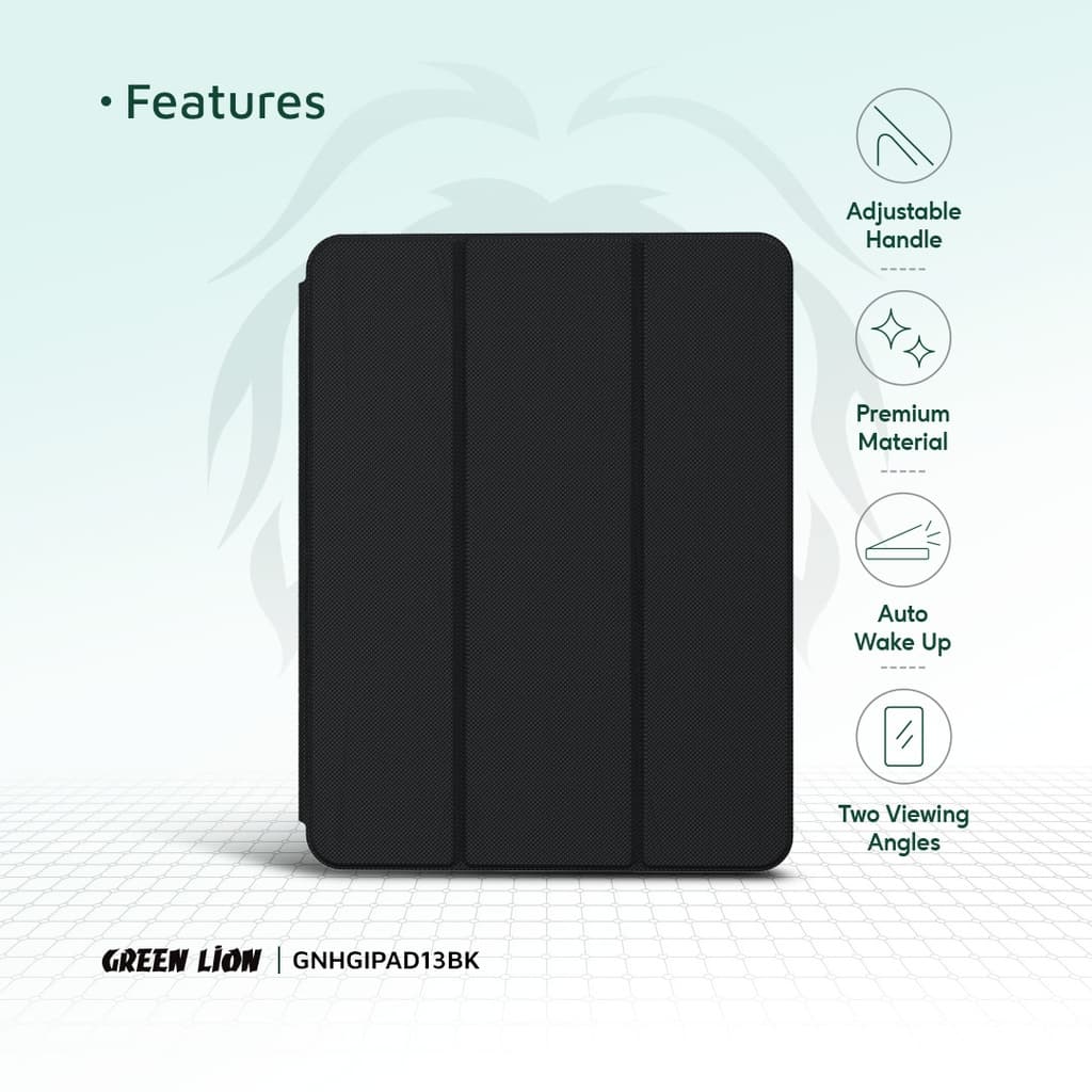 کیف آیپد گرین لاین Hogo Premium Case برای iPad Air 13 اینچ 2024 تا 2026 و آیپد پرو 12.9 اینچ — تصویر ۴