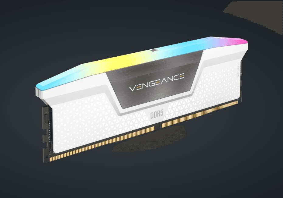 رم DDR5 دسکتاپ 32 گیگابایت 5600Mhz CL36 کورسیر مدل Vengance RGB White دو کاناله — تصویر ۱۲