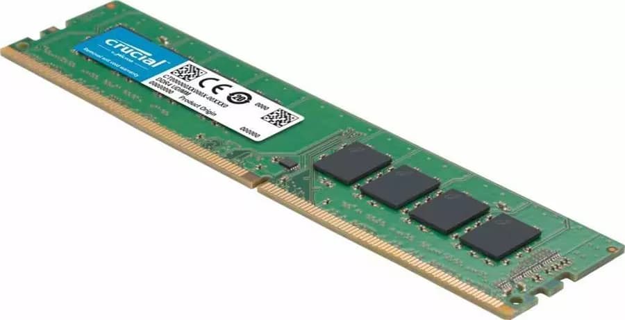 RAM PC Crucial 8GB DDR4 2666MHz UDIMM ا رم کامپیوتر کروشیال ظرفیت 8 گیگابایت فرکانس 2666 مگاهرتز