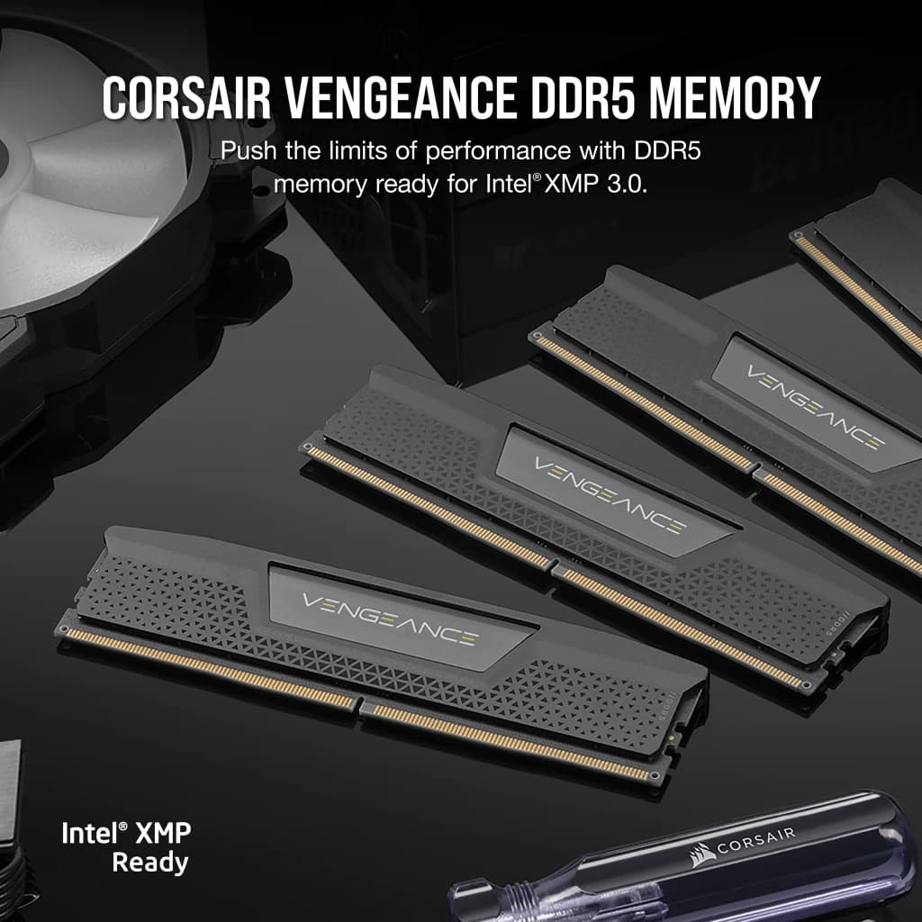 رم DDR5 دسکتاپ 64 گیگابایت 5600Mhz CL40 کورسیر مدل VENGEANCE دو کاناله — تصویر ۴