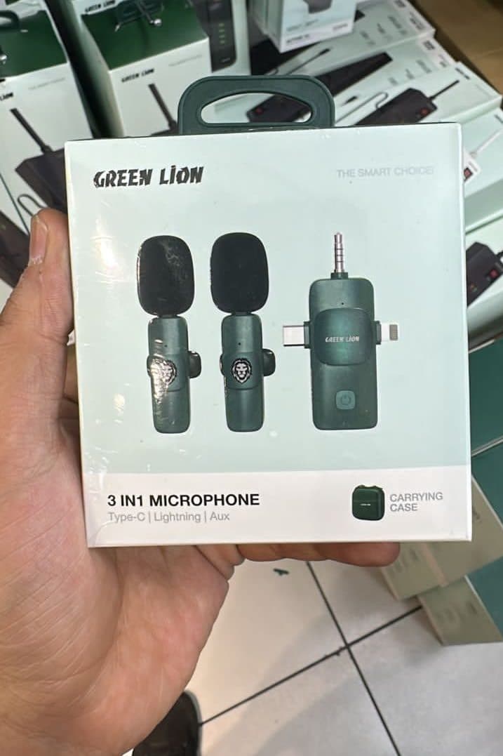 میکروفون گرین لیون Green Lion 3 in 1 مدل GN3IN1WMGN — تصویر ۵