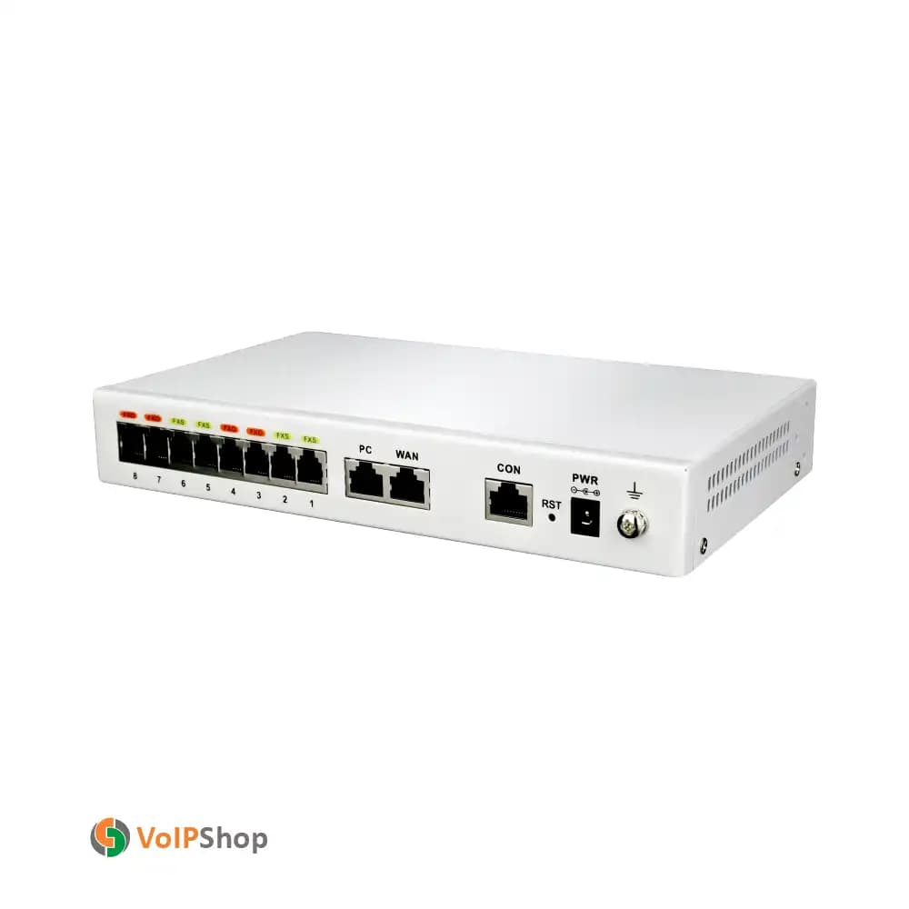 Newrock MX8G-8FXO Gateway نیوراک — تصویر ۷