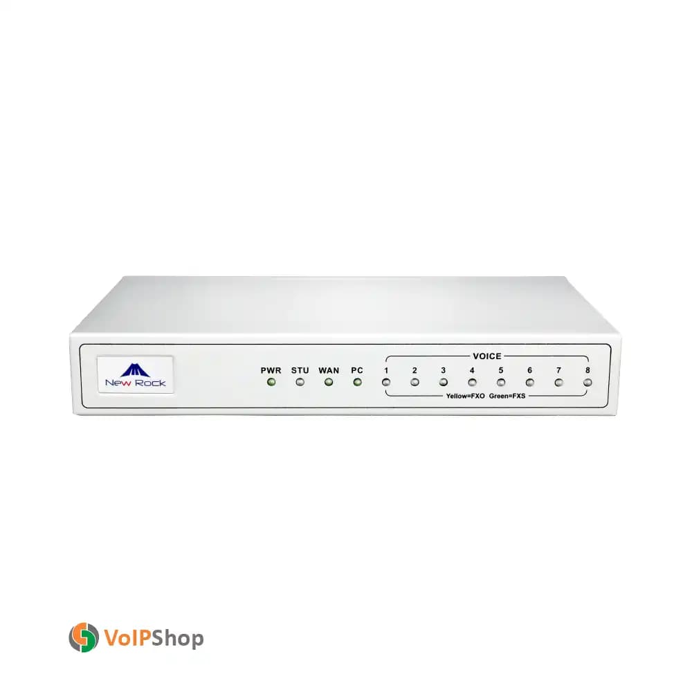 Newrock MX8G-8FXO Gateway نیوراک — تصویر ۵