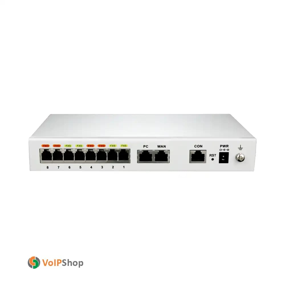 Newrock MX8G-8FXO Gateway نیوراک — تصویر ۴