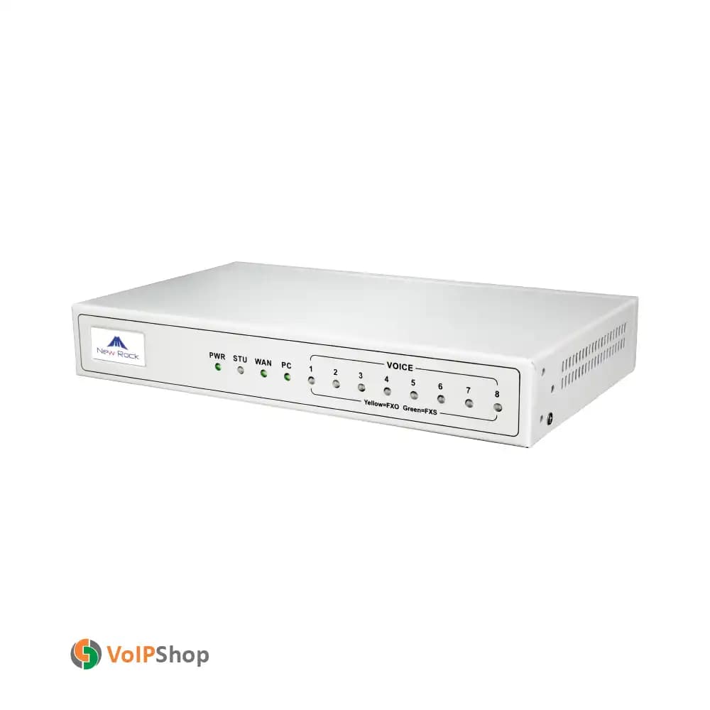 Newrock MX8G-8FXO Gateway نیوراک — تصویر ۲