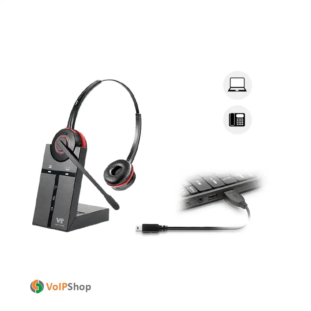 VT Headset VT 9400 Dect DUO — تصویر ۴