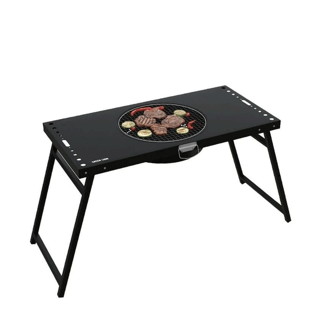 میز کمپی منقل دار PORTABLE BBQ CAMPING TABLE