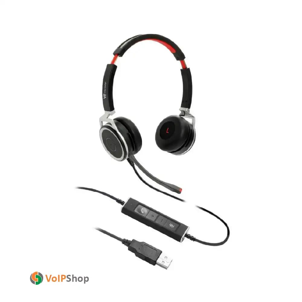 VT Headset VTX220 UNC DUO USB وی تی — تصویر ۳