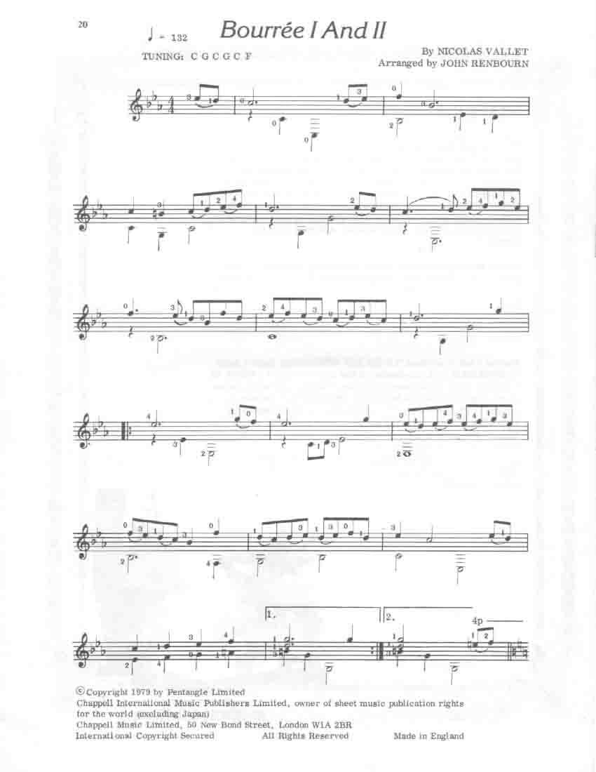 دانلود کتاب قطعات سولو گیتار John Renbourn – Solo Guitar Pieces — تصویر ۶