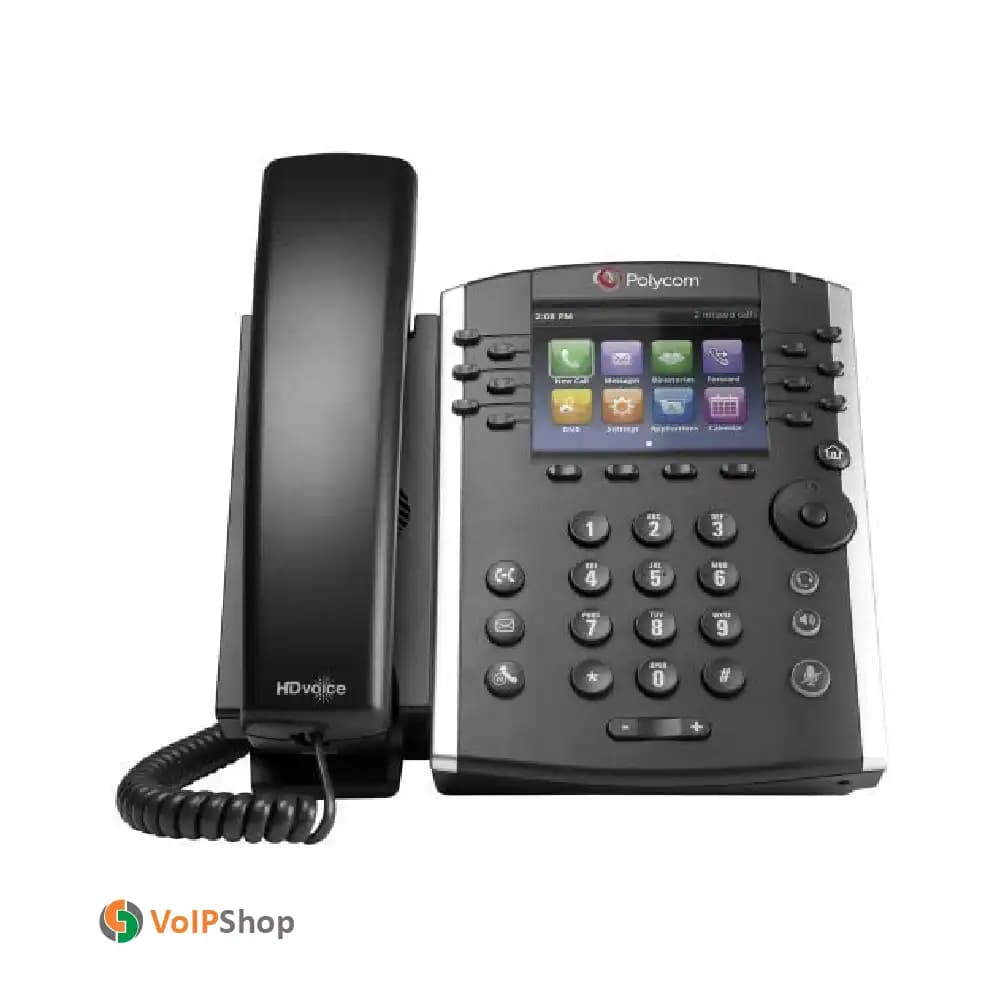 Polycom VVX 411 IP Phone پلیکام (درحد نو) — تصویر ۲