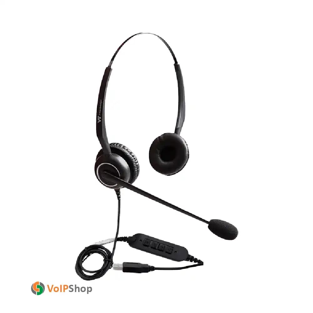 VT Headset VT 5009 DUO lync USB وی تی