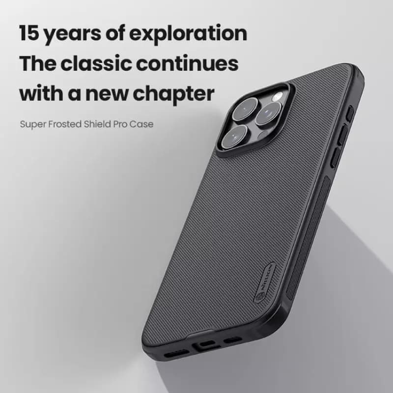 قاب نیلکین مدل Super Frosted Shield pro برای گوشی موبایل اپل مدل Iphone 16 pro — تصویر ۶