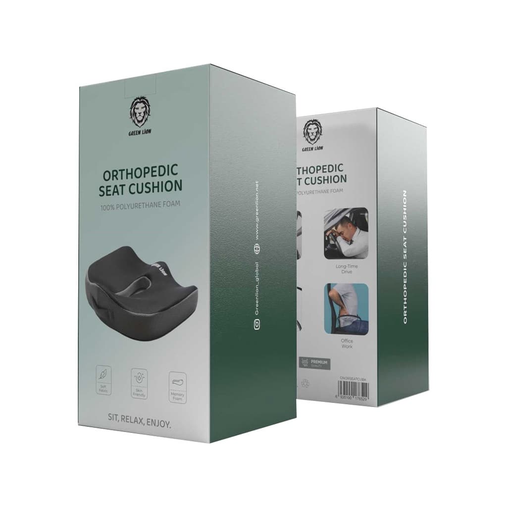 بالش نشیمن طبی خودرو گرین لاین مدل green lion orthopedic seat cushion — تصویر ۴