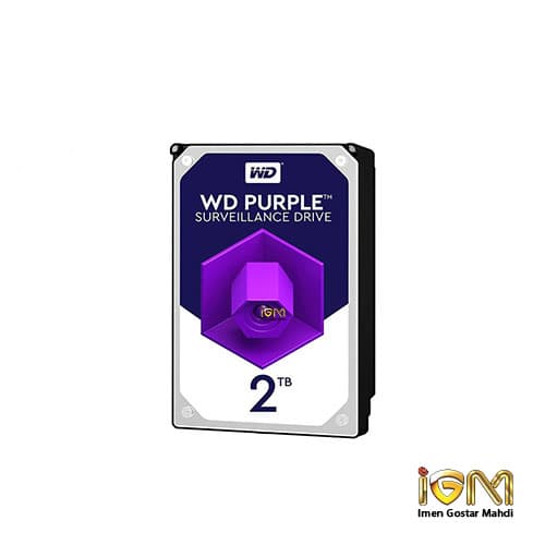 هارد 2ترابایت اورجینال Purple-WD20PURZ گارانتی اصلی حامی — تصویر ۵