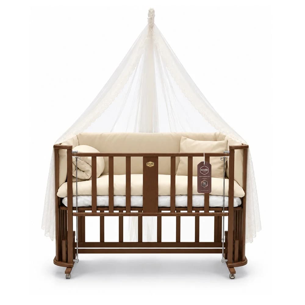 تخت کنار مادر چوبی سلیکا وود Solika wood مدل آترین 100 — تصویر ۱۱