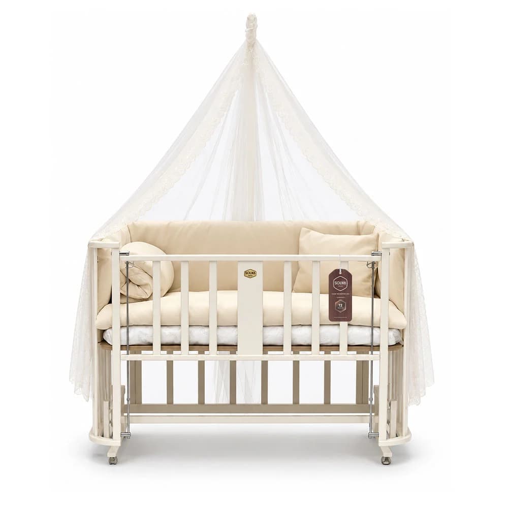 تخت کنار مادر چوبی سلیکا وود Solika wood مدل آترین 100