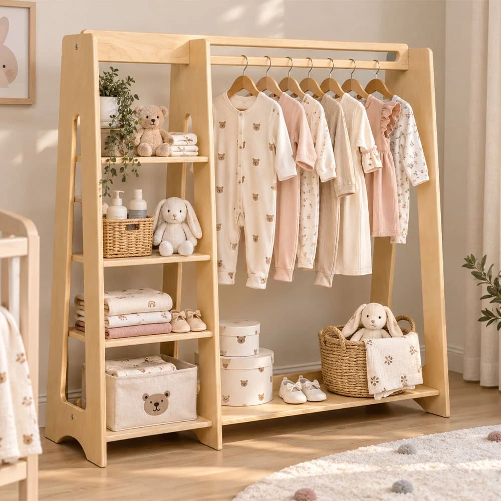 رگال لباس چوبی سلیکا وود Solika Wood مدل لیا — تصویر ۱۰