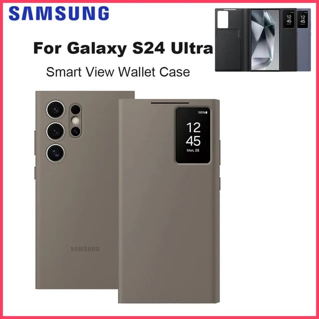 کیف هوشمند سامسونگ مدل SAMSUNG SMART VIEW WALLET CASE S24 ULTRA — تصویر ۶