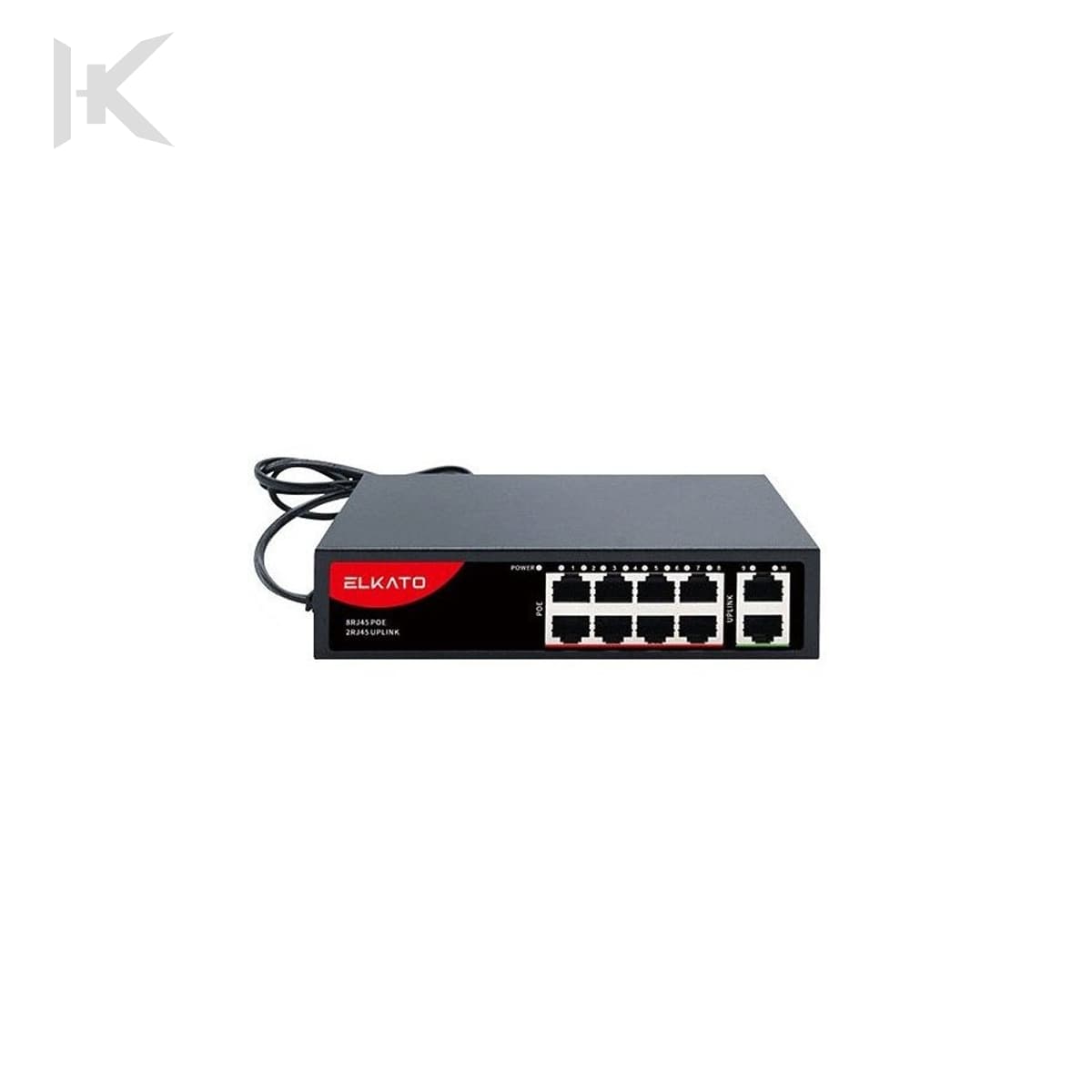 سوئیچ شبکه 8Port 100 + 2UP 100 POE اچ ار یو ای 120 وات مدل EL-1SBL082BP-120W