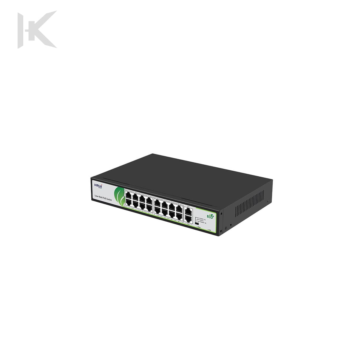 سوئیچ شبکه 16Port 100 + 2UP 1000 POE اچ ار یو ای 200 وات مدل HRUI HR902-AF-162G-200 — تصویر ۴