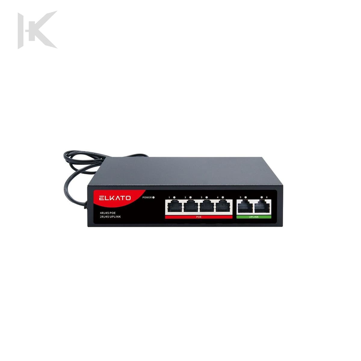 سوئیچ شبکه 4 پورت POE برند الکاتو LITE EL-1SBL042BP-65W