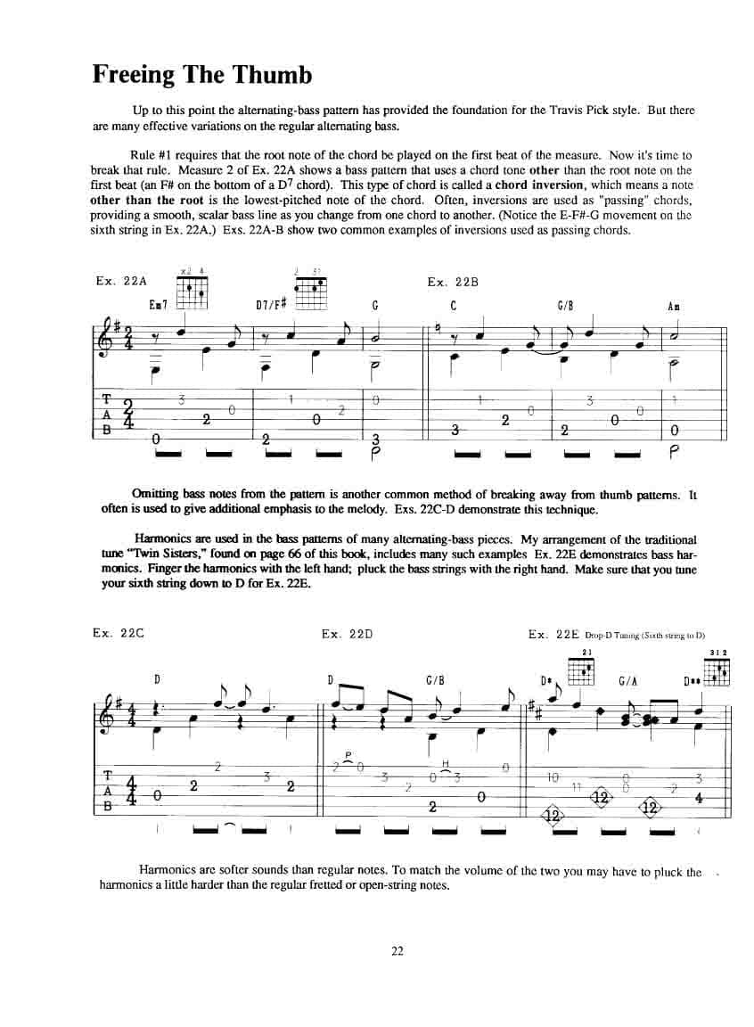 دانلود کتاب آموزش فینگرپیکینگ گیتار | The Art of Solo Fingerpicking _ Mark Hanson — تصویر ۴