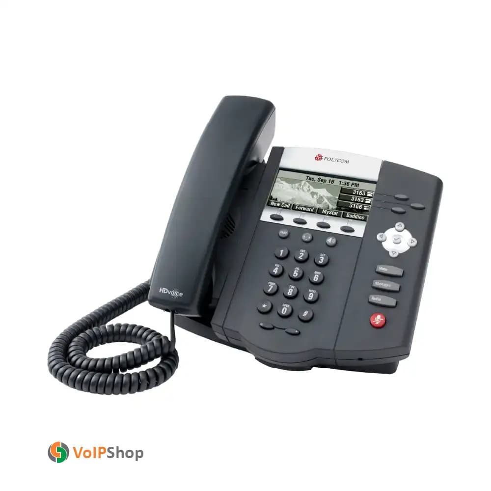 Polycom SoundPoint IP 450 پلیکام — تصویر ۴