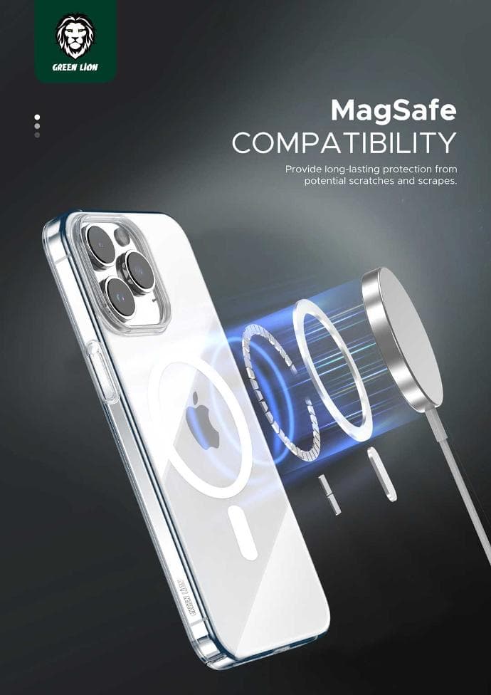 کاور گوشی گرین لاین مدل Magsafe Delgado برای iphone 16 pro (اورجینال green lion) — تصویر ۶