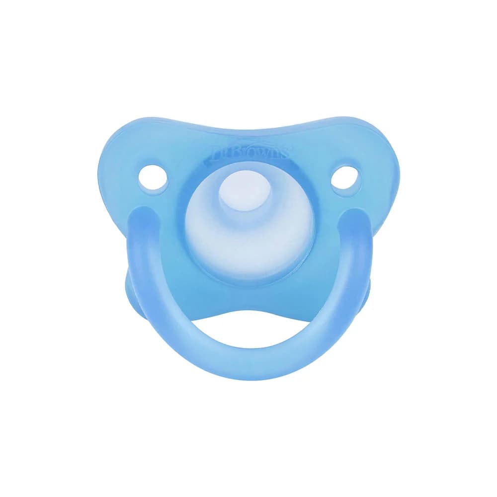 پستانک سیلیکونی +0 ماه دکتر براون Dr Browns مدل Happy Paci — تصویر ۴